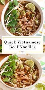How To Make Quick Vietnamese Beef Noodle Pho Recipe Beef And Noodles Recipes Beef Pho