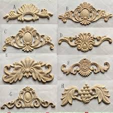 Wholesale Cheap Decals Wood Furniture Type European Style Wooden Carvings Decals Corner Flower Furniture Flower Furniture Wood Carving Designs Carving Designs