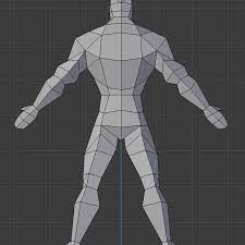 (watch the attached video) for rigging i used a bandy bones only there is no geometry of the eyes under the glasses. Low Poly Male Model Muscles 3d Model 5 Obj Fbx Dae Blend 3ds Free3d