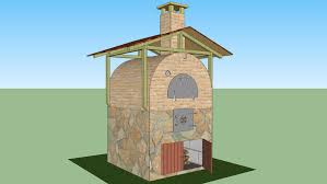 Kemalpaşa yukarı kızılcada arılarımı koyduğum arazide, gittiğimde kalabiliceğim tek odalı kulübem var. Brick Oven Pizza Oven Brick Oven Build Tas Firin Koy Firini Yapimi V 03 3d Warehouse