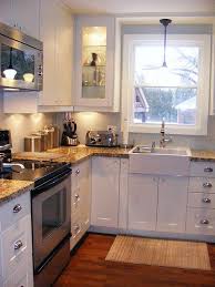 Ikea Adel Kitchen With Glass Doors On Some Of The Upper Cabinets Dscf9104 By Dalbrough Via Fl With Images Small Kitchen Countertops Ikea Kitchen Cabinets Kitchen Remodel