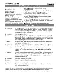 The Federal In Federalism Lesson Plan For 6th 12th Grade Lesson Planet