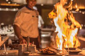 Teppanyaki Restaurant Interior Design Seminyak Bali Indonesia Cheff