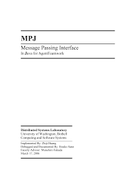 Message Passing Interface