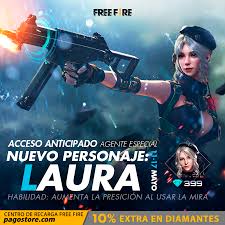 Cada uno tiene unas habilidades especiales que lo hacen destacar en ciertas situaciones por encima de los. Free Fire Laura Update Free Fire 2020