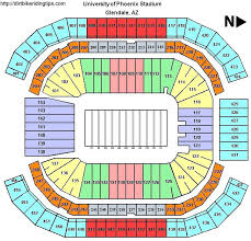 University Phoenix Stadium Online Charts Collection