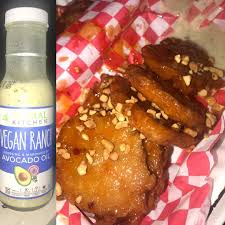 Vegan Thai chili 🌶 wings from @heavenly_buffaloes 😋 They didn't have  vegan ranch so I stopped by @wholefoods and picked up some 🙌🏾 VeryGood  Heavenly Buffaloes!!! #VeganWings #Durham #northcarolina #tabithabrown ·  Tabitha Brown · Facebook