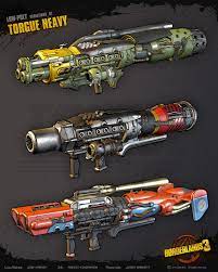 Artstation Borderlands 3 All Guns By Liquid Development Liquid Development Borderlands Guns Borderlands Art