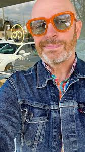 What sunglasses is Sting wearing in Synchronicity photo?