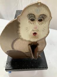 Sold at Auction: David Kirk, David Kirk Signed Hand Painted Wood Monkey Toy