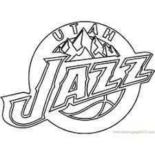 Utah Jazz Coloring Page For Kids Free Nba Printable Coloring Pages Online For Kids Coloringpages101 Com Coloring Pages For Kids
