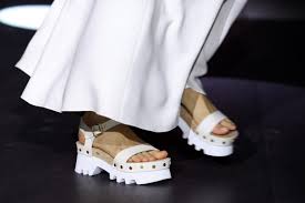 PFW Shoe Trends Inspire Fashion: Platforms, Straps and Socks - Balmain,  Chanel, Dior - Golden Globes