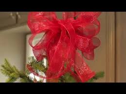 I know at first glance the process for making a christmas tree bow topper seems complicated, but it's really not. How Much Ribbon Do You Need To Make A Large Bow For The Top Of A Christmas Tree By C Ribbon On Christmas Tree Christmas Tree Bows Christmas Tree Topper Ribbon