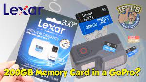 Sandisk extreme pro microsdxc memory card can totally meet the needs of hero 6 black. Lexar 633x 200gb Microsd Memory Card With Gopro Hero 5 Does It Work Youtube