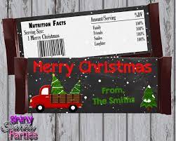 Just print out the printable and put onto candy bars, easy! Christmas Candy Bar Wrappers Forever Fab Boutique