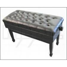 Banquette Acajou Fonce Brillant Avec Dessus En Velours Rouge Pianos Varlet