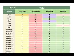 Check spelling or type a new query. Smart Attendance Spreadsheet For Excel And Numbers Youtube