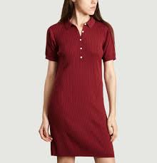 Robe Polo Jacee Bordeaux Maison Montagut L Exception Robe Polo Robe Coton Fabrication De Vetements