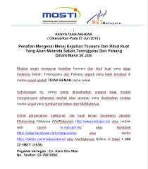 Tingkat 7, wisma dang bandang. Met Department Denies Issuing Tsunami Thunderstorm Warnings Coconuts Kl