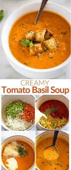 Creamy Tomato Basil Soup Recipe Best Soup Recipes Creamy Tomato Basil Soup Soup Recipes