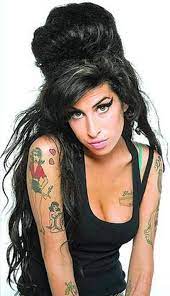 Small amy winehouse portrait tattoo design. Amy Winehouse Temporare Tattoos Fur Kostum Etsy