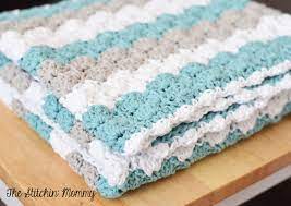 Shell Stitch Baby Blanket Free Pattern Baby Blanket Crochet Pattern Crochet Shell Stitch Baby Blanket Pattern