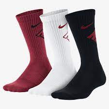 3 Pair Nike Kids Crew Socks Shoe Size 5y 7y Boys Red Black White 16 Cotton L27 Kids Crew Socks Kids Socks Sock Shoes