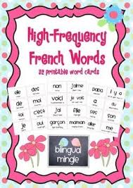 Check spelling or type a new query. French High Frequency Word Cards W English Pronunciation Translation High Frequency Words Word Cards Sight Word Cards
