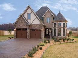 Originating in england during the reign of queen victoria from 1837 to 1901, the victorian architecture style was brought to the country through san francisco. Plan 59913nd Attractive Stone And Glass Rotunda In 2021 Country House Plans European House Tudor House