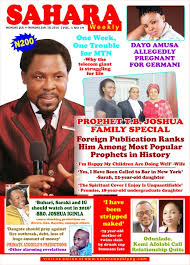 Joshua became notorious in south african media after one of his church's buildings collapsed and killed several of the faithful, including south africans. Serah Joshua And Promise Joshua Tb Joshua S Daughters Photos Religion Nigeria