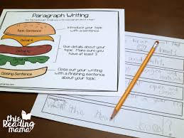 Hamburger Paragraph Writing With Main Idea Details This