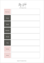 Free Printables For You To Download And Print At Your Own Convenience Weekly Planner Template Organization Planner Printables Weekly Planner Free Printable
