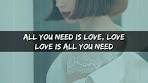 The Beatles - All You Need Is Love ( lyrics ) - YouTube