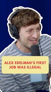 Alex Edelman describes his career as a series of "showing up places,"  starting from a very young age., Listen to the full conversation at the  link in our bio!