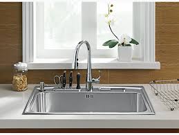 Blanco kitchen sinks modern kitchen sinks kitchen sink design compact kitchen functional modern kitchen interior designs. 31 Single Bowl Self Rimming Kitchen Sink 3644t 2kd Kohler