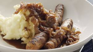Recette Des Saucisses De Toulouse Ecrase De Pommes De Terre Et Sauce A La Biere Recette Recettes De Cuisine Saucisse De Toulouse Sauce A La Biere