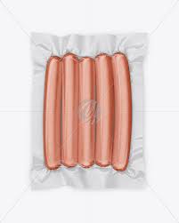 5 Sausages Pack Mockup In Packaging Mockups On Yellow Images Object Mockups