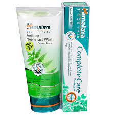 Himalaya balancing face wash is a daily cleanse for oily skin, combination skin & occasional acne. Buy Himalaya Purifying Neem Face Wash Free Himalaya Complete Care Toothpaste 80 G 150 Ml Online Sastasundar Com