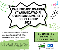 All masters scholarships mba scholarships phd scholarships undergraduate scholarships. Yayasan Dayadiri Startseite Facebook