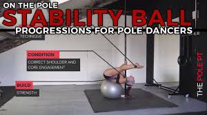 Fire up your obliques by performing a side crunch on the ball. Stability Ball Exercises On The Pole The Pole Pt