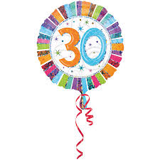 Folie Ballon 30 Jaar 45 Cm Fun En Feest