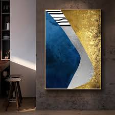 The william havu gallery features contemporary art with a wide assortment of media and styles from regionally, nationally and internationally known artists. Colorful And Gold Geometric Pattern Decorative Painting Simple Art Canvas Paitings Poster Nordic Home Decoration Wall Pictures Nordic Wall Decor