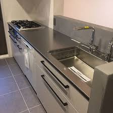 ミーレ食洗機 キッチン ステンレスキッチン プラスドゥ totoキッチン などのインテリア実例 2017 04 12 19 54 42 roomclip ルームクリップ toto キッチン ミーレ キッチン間取り