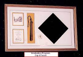Frame For Graduation Cap Tassel Program And Invitation Shadow Box Graduation Graduation Photo Frame Graduation Frame