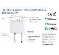 MOES - Thermostat programmable WIFI Tuya Fil pilote + Mesure de conso