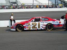 In september 2012, nascar removed a ban. First Rir 2005 The Wood Brothers Racing 21 Sits Along Pit Road Nascar Race Cars Ford Racing Nascar Racing