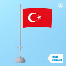 Informatieve tweets over turkije, turken en islam. Tafelvlag Turkije 10x15cm Vlaggenclub