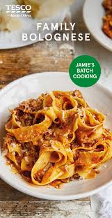 Batch It Up Family Bolognese Healthy Recipes Tesco Real Food Recipe Student Recipes Beef Recipes Jamie Oliver Recipes