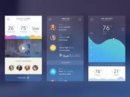 Dribbblepopular Home Security App Original Http Ift Tt 1pqgscn Mobile Web Design Mobile App Design Ios Design