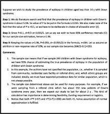 Sample Size Estimation In Prevalence Studies Springerlink